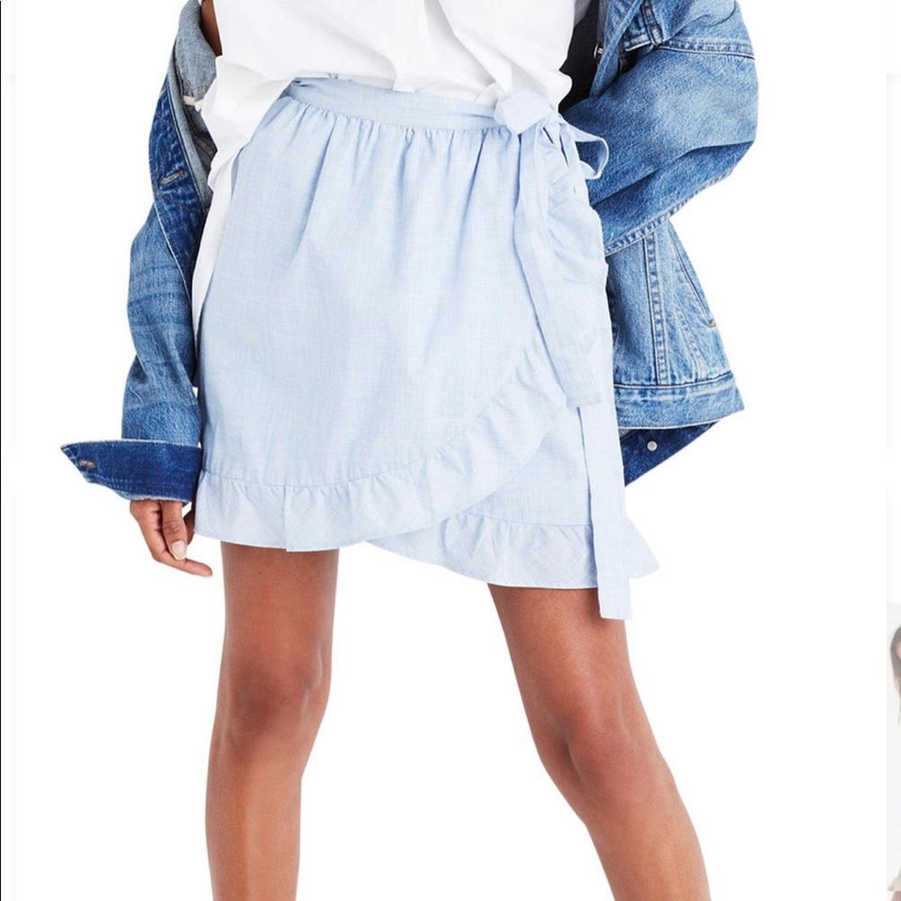 NWT Madewell Ruffle Skirt